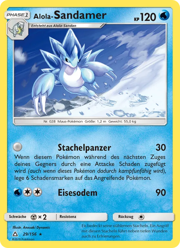 Alola-Sandamer (Ultra Prism #29/156)