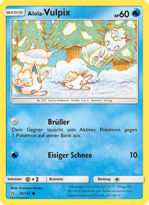 Alola Vulpix (Ultra Prism #30/156)