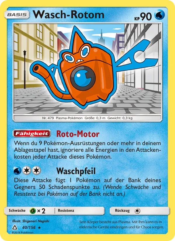 Wasch-Rotom (Ultra Prism #40/156)