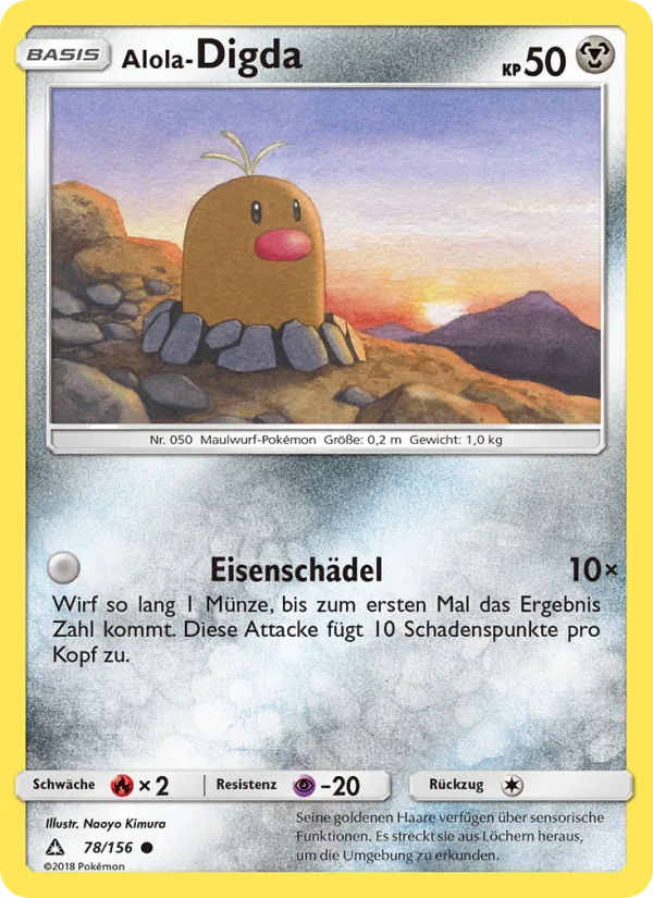 Alola-Digda (Ultra Prism #78/156)