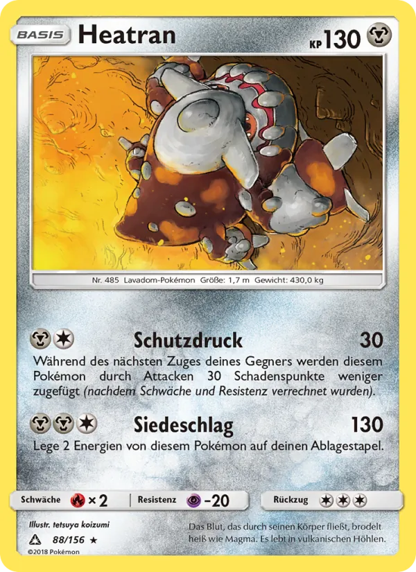 Heatran (Ultra-Prisma #88/156)