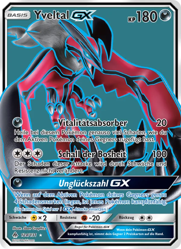 Yveltal GX (Forbidden Light #124/131)