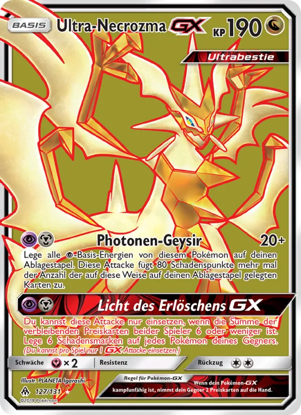 Ultra-Necrozma GX (Grauen Der Lichtfinsternis #127/131)