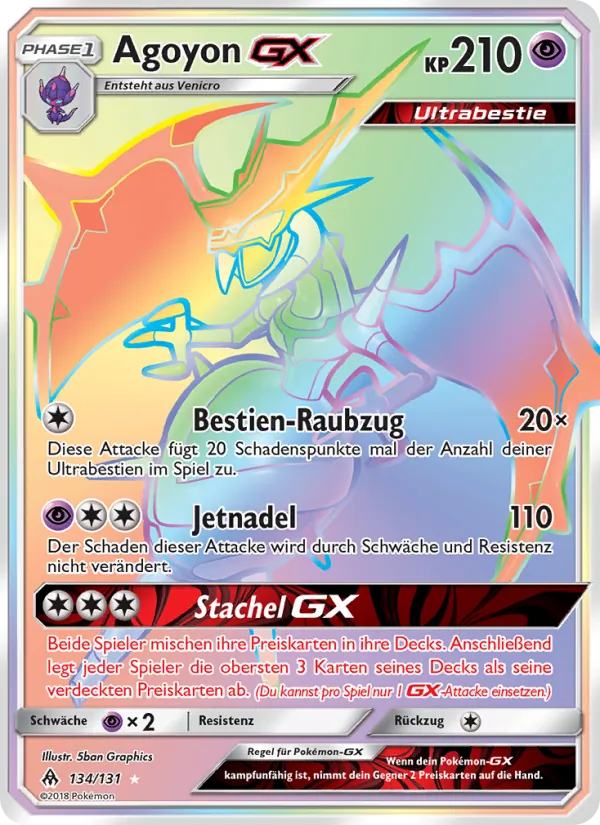 Agoyon GX (Forbidden Light #134/131)