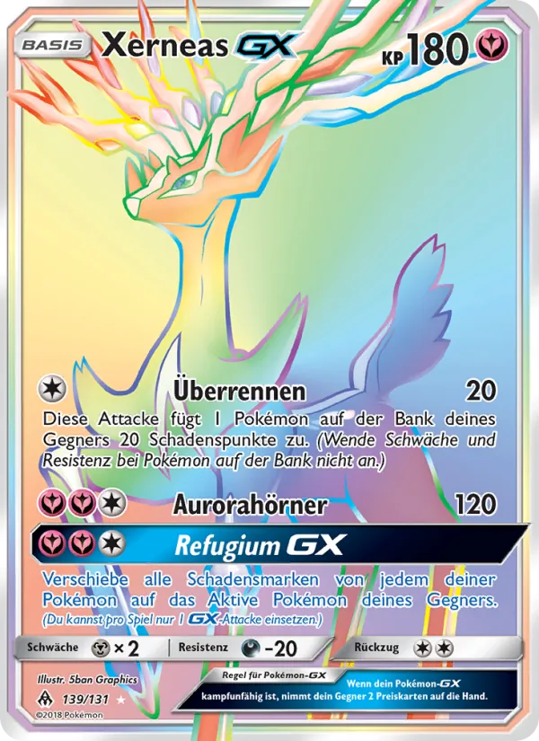 Xerneas GX (Forbidden Light #139/131)