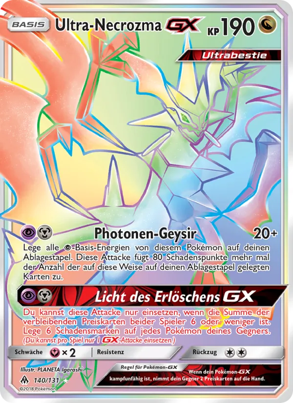 Ultra-Necrozma GX (Grauen Der Lichtfinsternis #140/131)