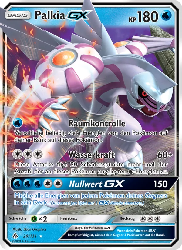 Palkia GX (Grauen Der Lichtfinsternis #20/131)