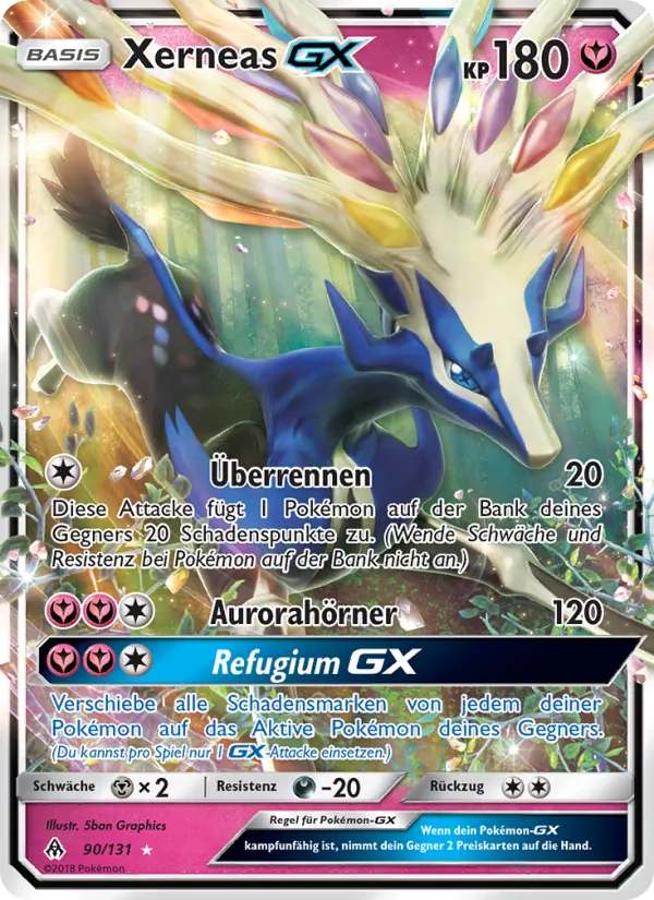 Xerneas GX (Forbidden Light #90/131)