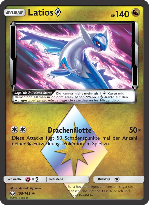 Latios ◇ (Celestial Storm #108/168)