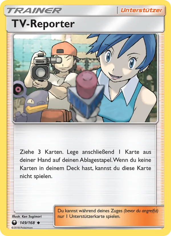 TV-Reporter (Celestial Storm #149/168)