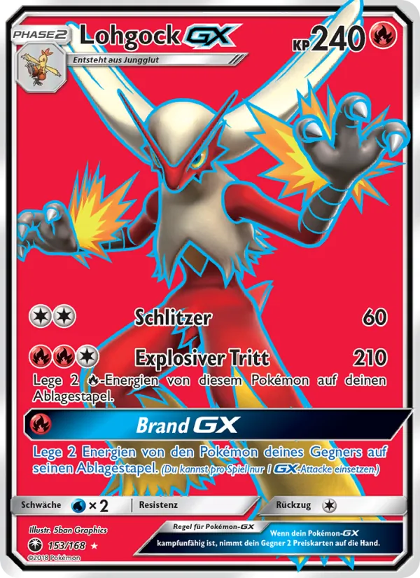 Lohgock GX (Celestial Storm #153/168)