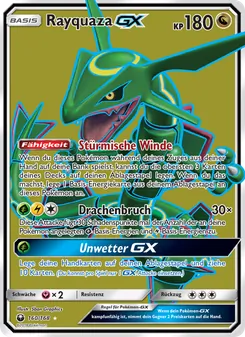 Rayquaza GX (Sturm Am Firmament #160/168)