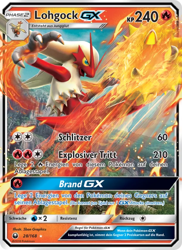 Lohgock GX (Celestial Storm #28/168)