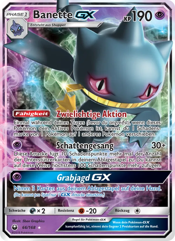 Banette GX (Celestial Storm #66/168)
