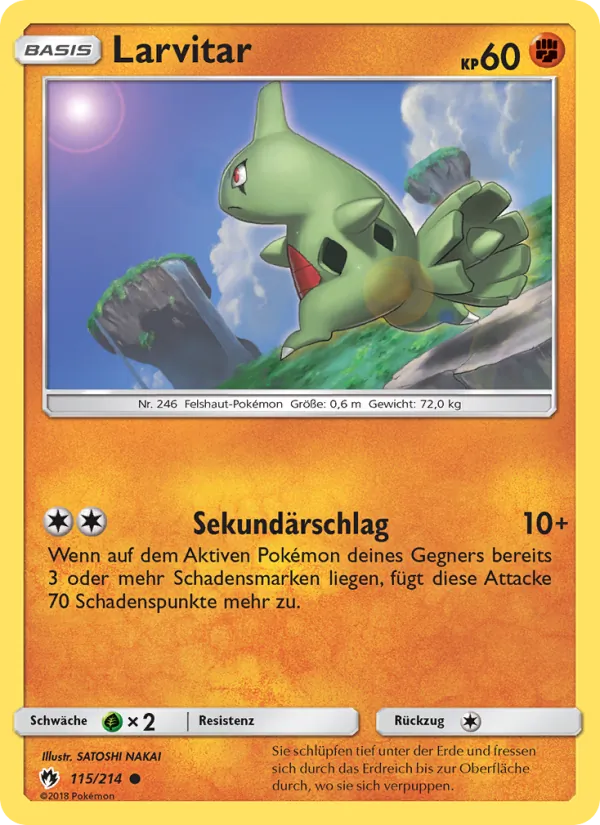 Larvitar (Echo des Donners #115/214)