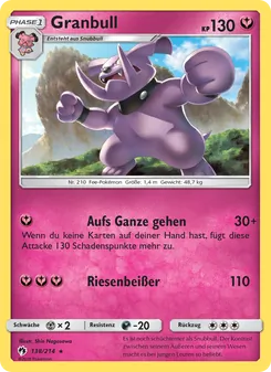 Granbull (Echo des Donners #138/214)