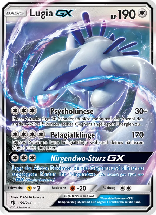 Lugia GX (Echo des Donners #159/214)