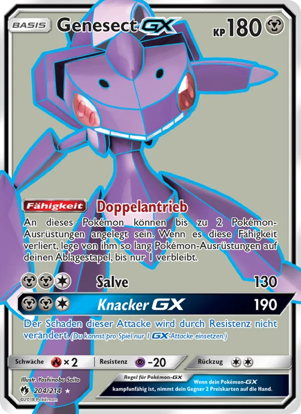 Genesect GX (Echo des Donners #204/214)