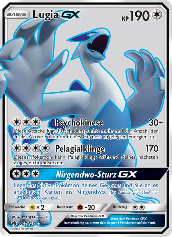 Lugia GX (Echo des Donners #207/214)
