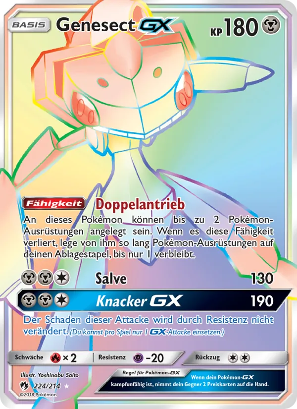 Genesect GX (Echo des Donners #224/214)