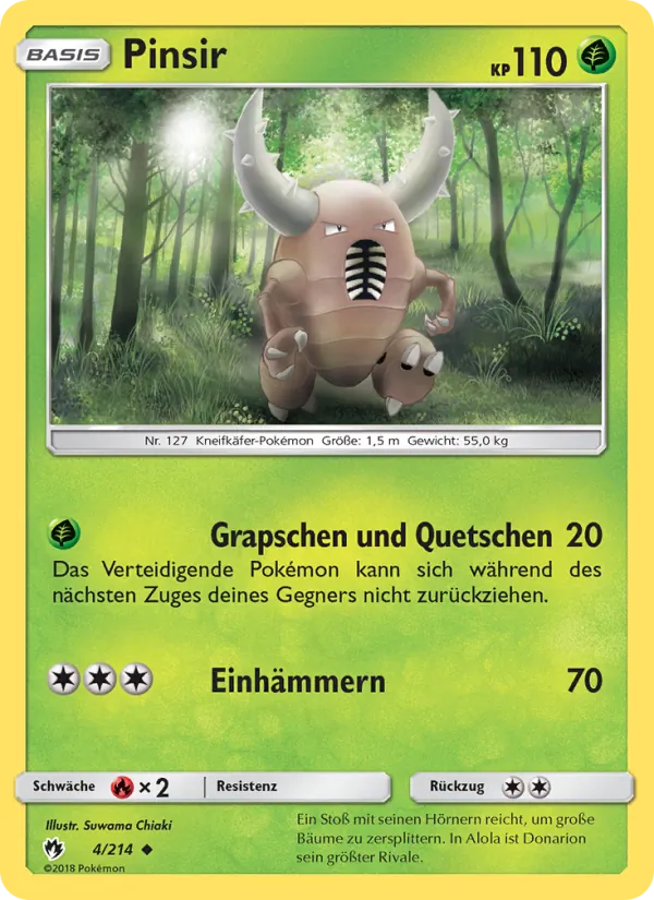Pinsir (Echo des Donners #4/214)