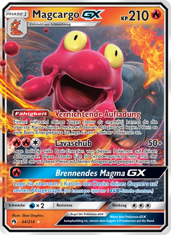 Magcargo GX (Echo des Donners #44/214)