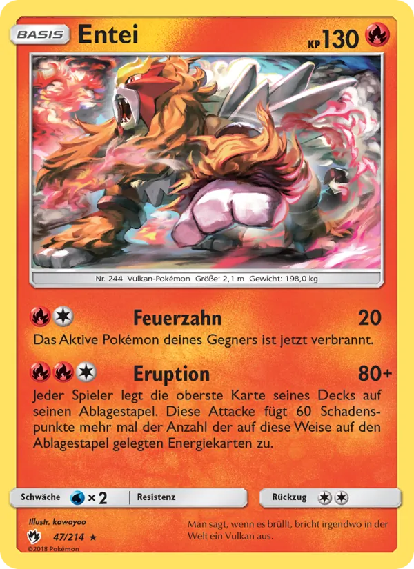 Entei (Echo des Donners #47/214)