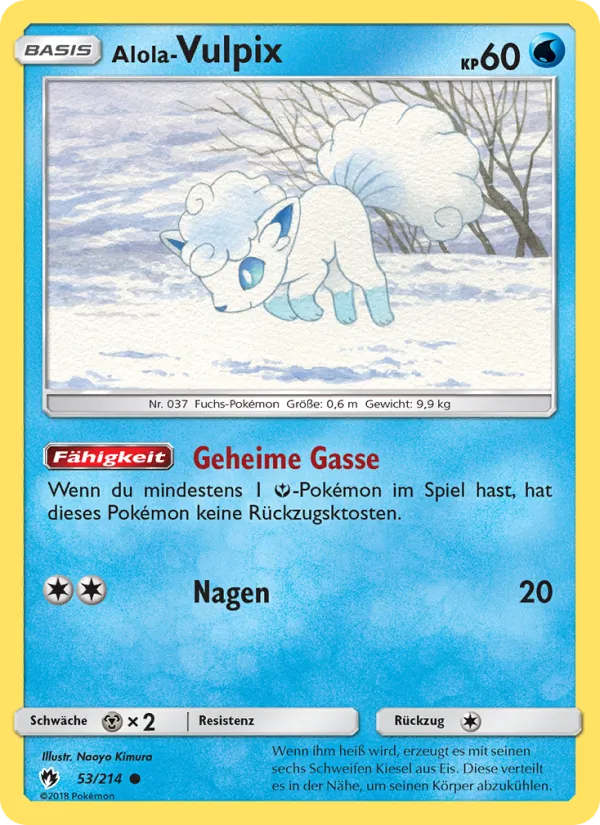 Alola Vulpix (Lost Thunder #53/214)