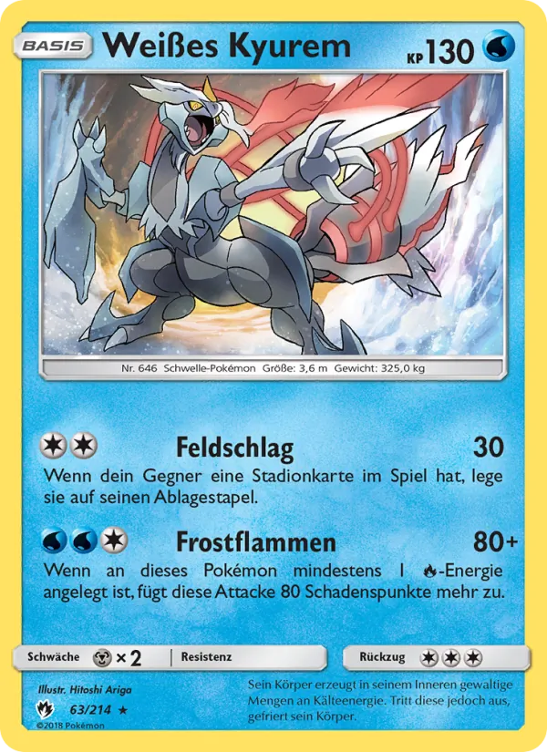 Weißes Kyurem (Echo des Donners #63/214)