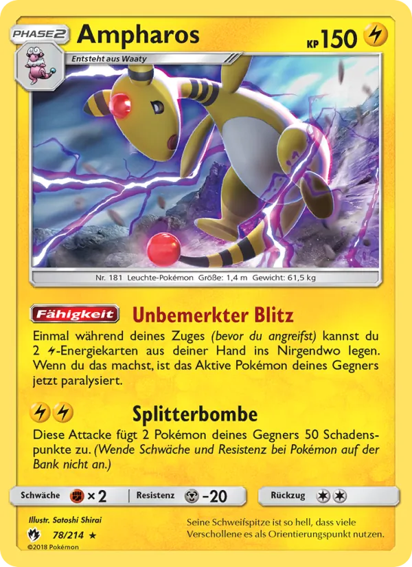 Ampharos (Echo des Donners #78/214)