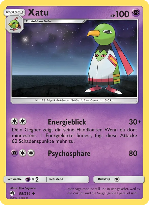 Xatu (Lost Thunder #88/214)