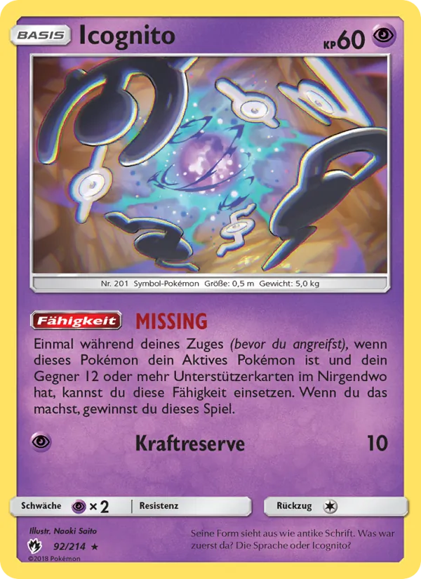 Icognito (Echo des Donners #92/214)
