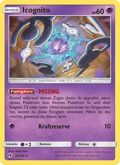 Icognito (Echo des Donners #92/214)