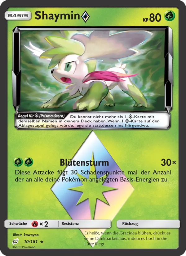 Shaymin ◇ (Teams Sind Trumpf #10/181)