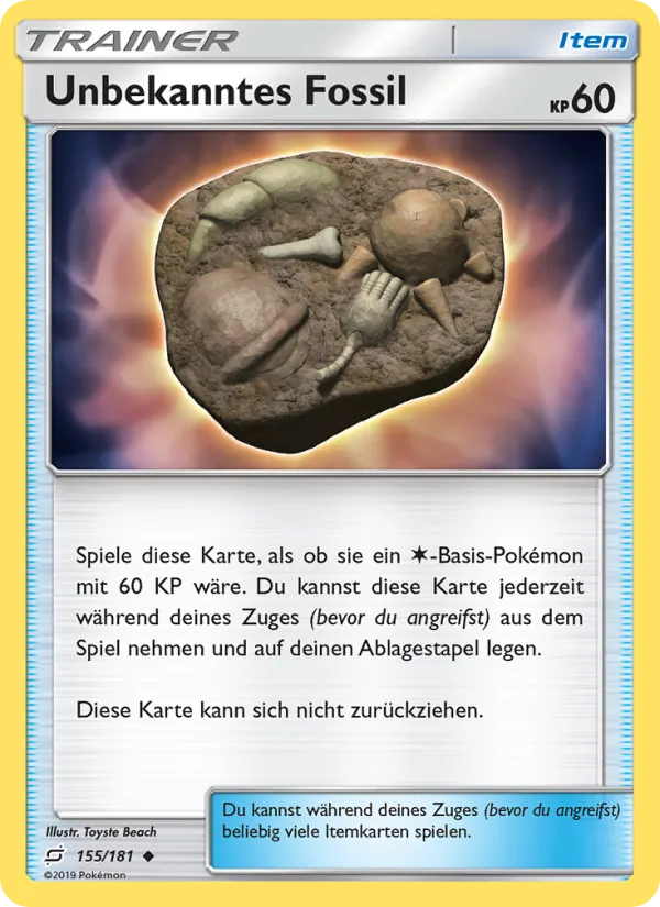 Unbekanntes Fossil (Teams Sind Trumpf #155/181)