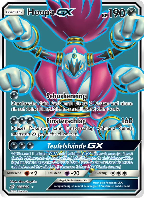 Hoopa GX (Team Up #166/181)