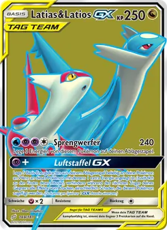 Latias & Latios GX (Teams Sind Trumpf #169/181)
