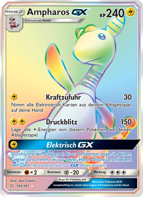 Ampharos GX (Team Up #185/181)