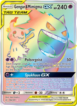 Gengar & Mimigma GX (Teams Sind Trumpf #186/181)