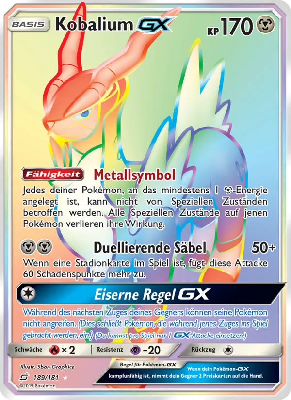 Kobalium GX (Team Up #189/181)