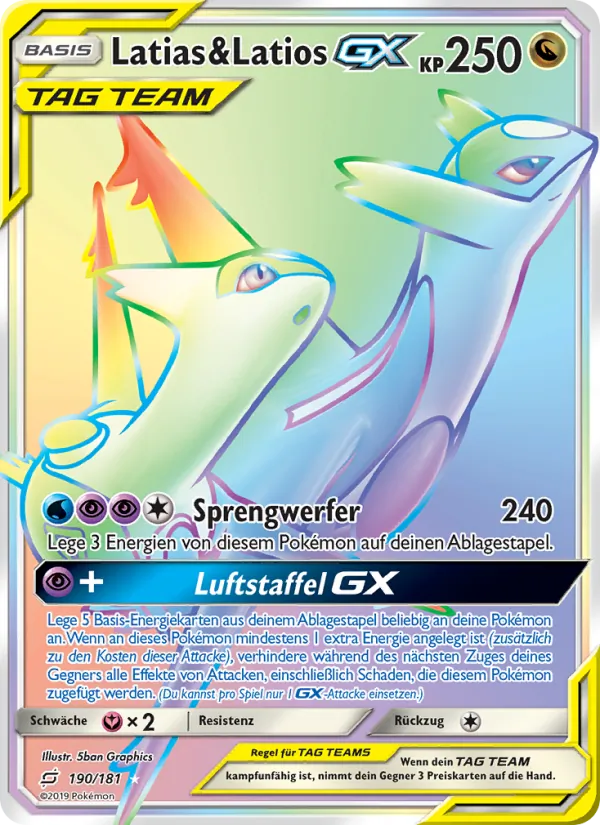 Latias & Latios GX (Team Up #190/181)