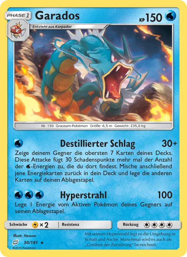 Garados (Teams Sind Trumpf #30/181)