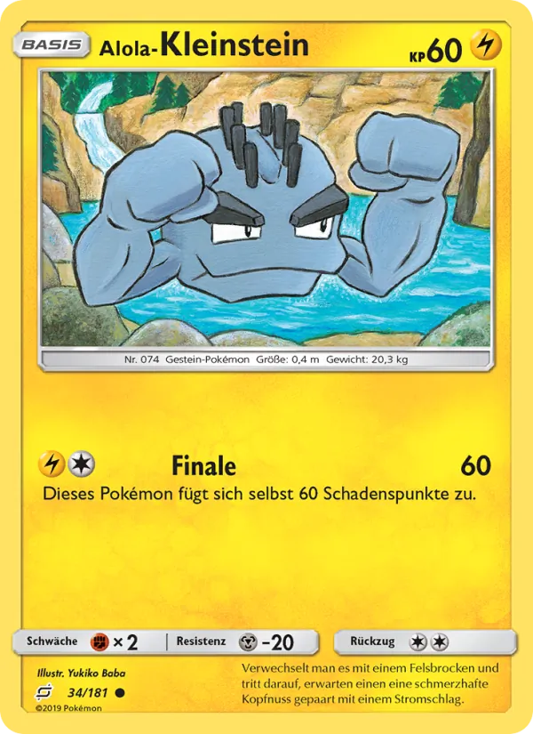 Alola-Kleinstein (Teams Sind Trumpf #34/181)