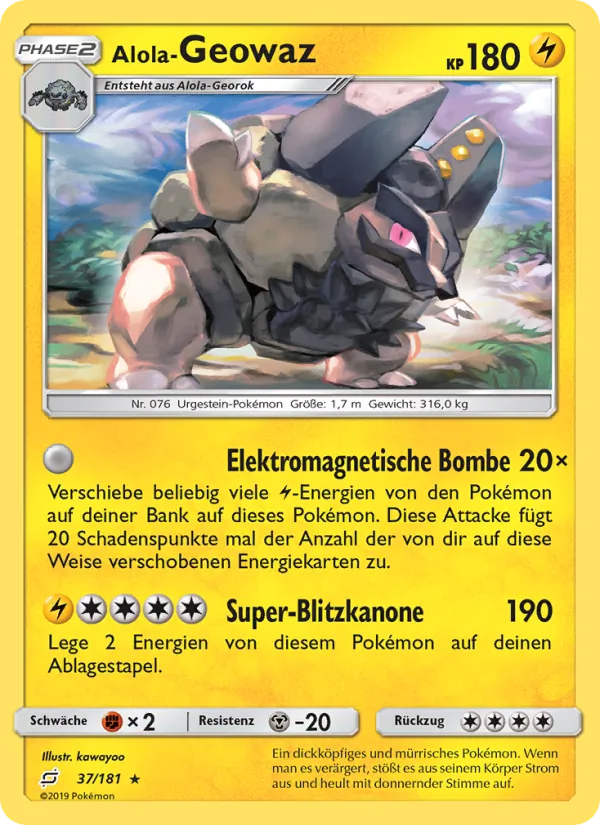 Alola-Geowaz (Teams Sind Trumpf #37/181)