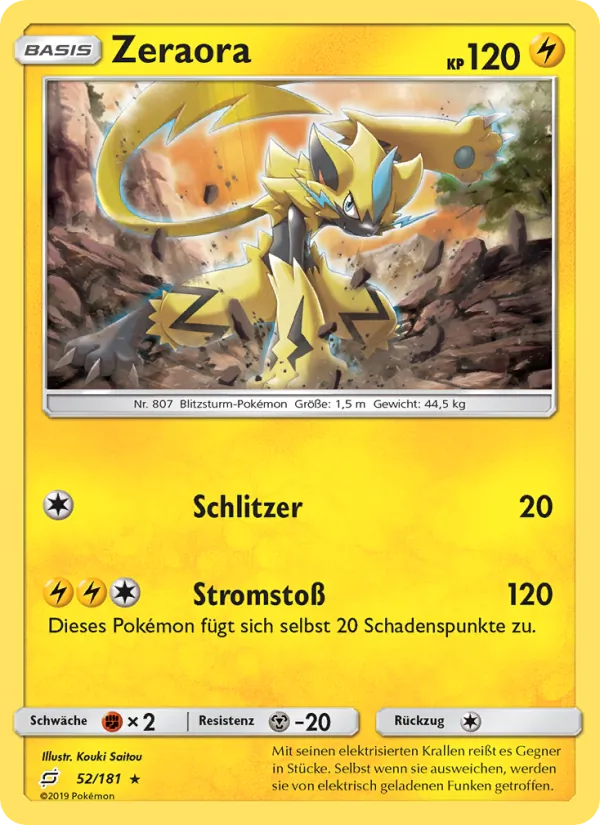 Zeraora (Teams Sind Trumpf #52/181)
