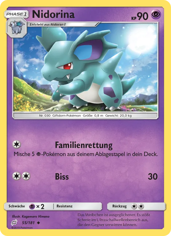 Nidorina (Team Up #55/181)