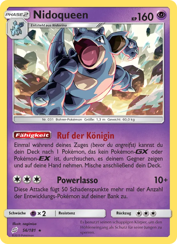 Nidoqueen (Teams Sind Trumpf #56/181)