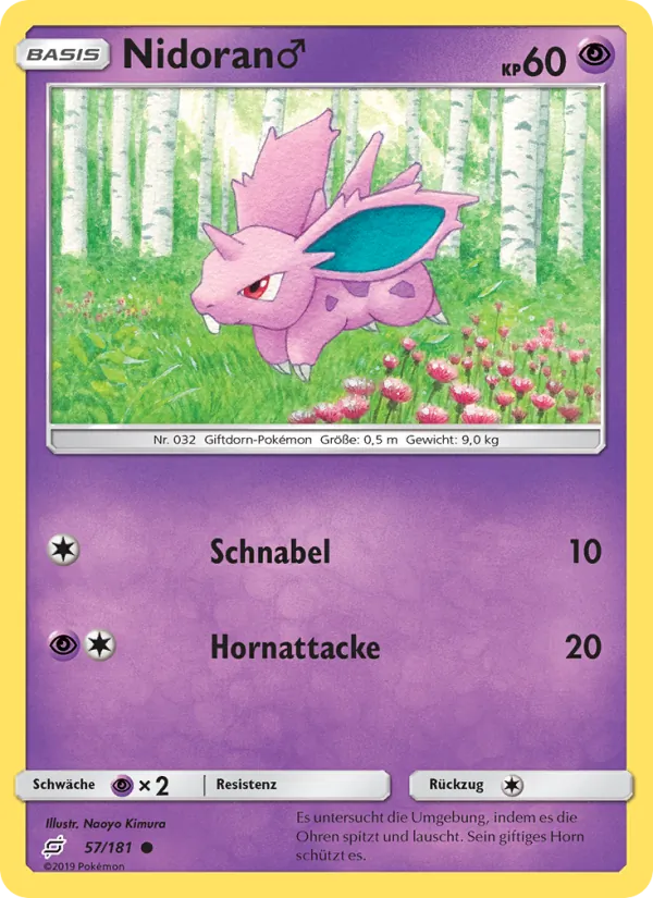 Nidoran♂ (Team Up #57/181)