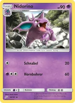 Nidorino (Teams Sind Trumpf #58/181)