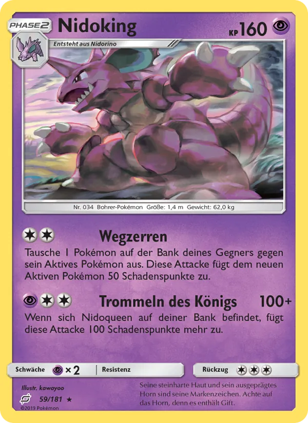 Nidoking (Teams Sind Trumpf #59/181)